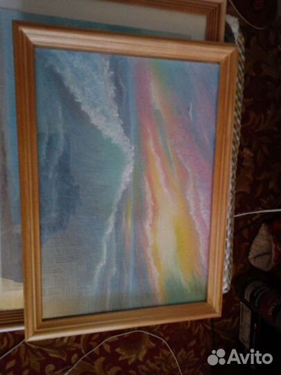 Картина пастель мелки