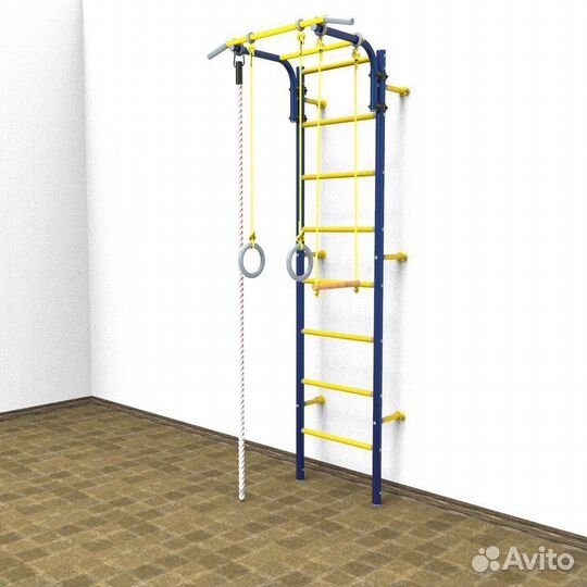 Детская шведская стенка с регулируемым турником