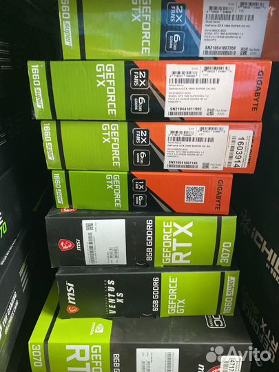 Коробки от видеокарт