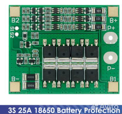 Защитная плата для заряда литий-ионной батареи