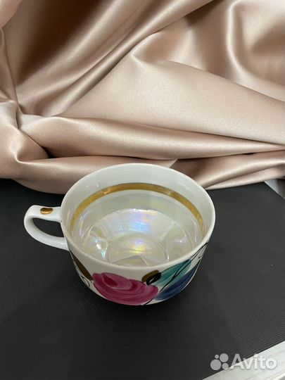 Чашка дулево пионы