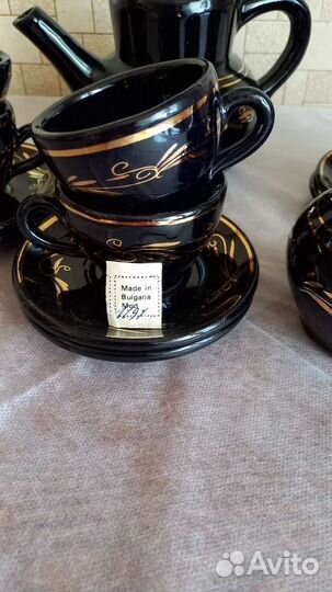 Сервиз кофейный майолика