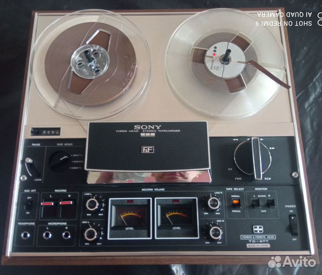 Катушечный магнитофон Sony тс-377(220 в)