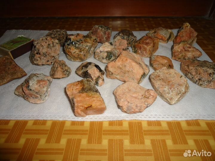 Камни Минералы Розовый Гранит