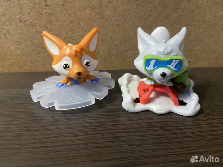 Киндер сюрприз игрушка зимняя лиса