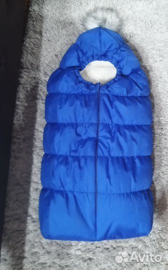 Конверт на выписку для мальчика зимний