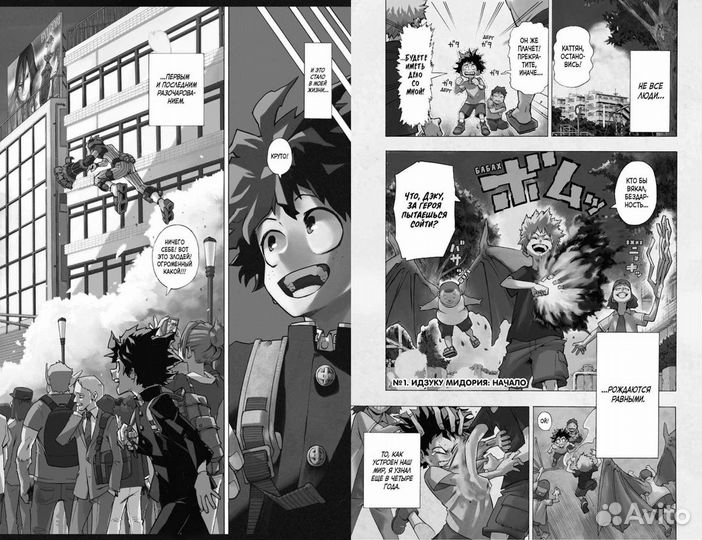 Моя геройская академия.Книга 1.Манга