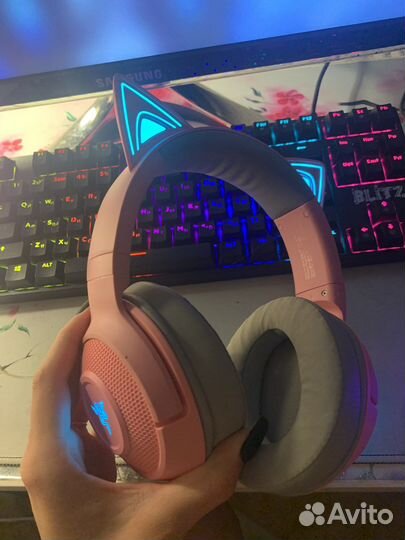 Беспроводные наушники razer kraken