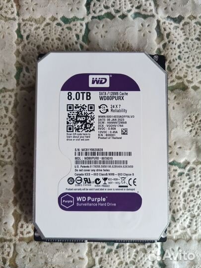 Жесткий диск HDD 3.5 8 Тб