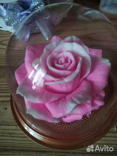 Роза-мыло в куполе
