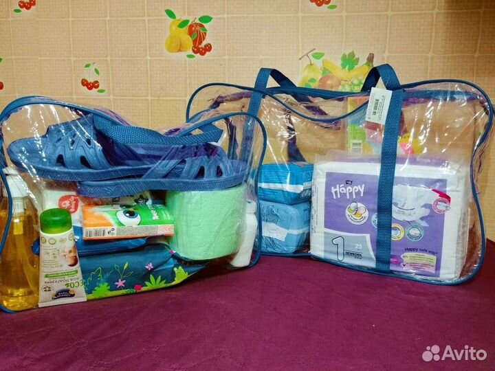 Готовая сумка в роддом 