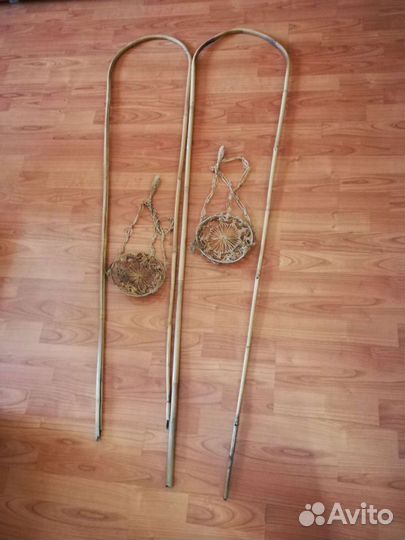 Цветы. Бамбуковые Дуги, кашпо вязаное