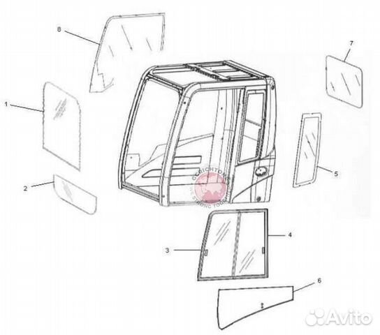 Стекло 71U6-20243