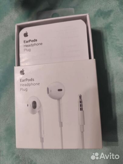 Наушники apple earpods 3.5 мм новые