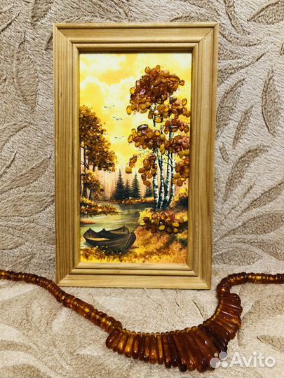 Картины из янтаря