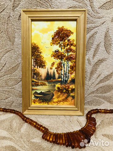 Картины из янтаря