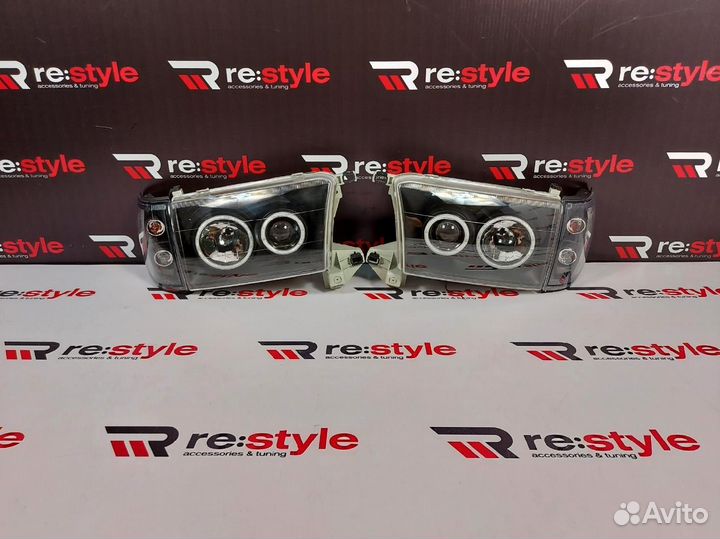 Фары Toyota Hilux Surf 185 LED Дымчатые O1949