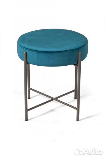 Пуф Dustin, основание антрацит, бархат 87