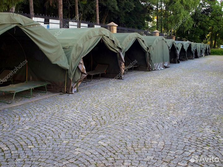 Армейская палатка большая лагерная вместительная