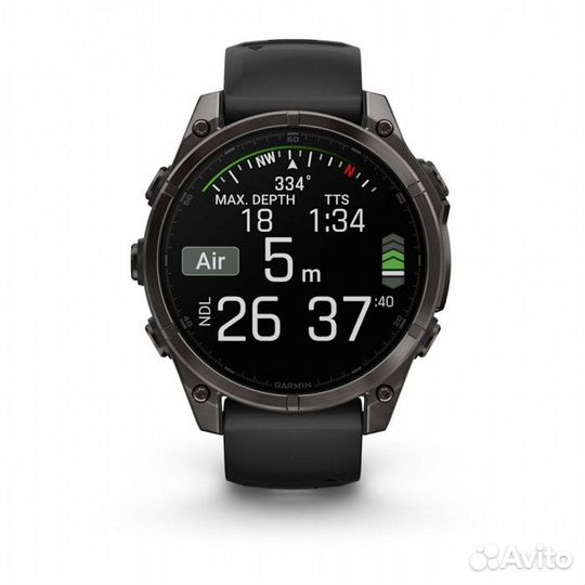 Fenix 8 – 47 mm, amoled Sapphire, Carbon Gray DLC