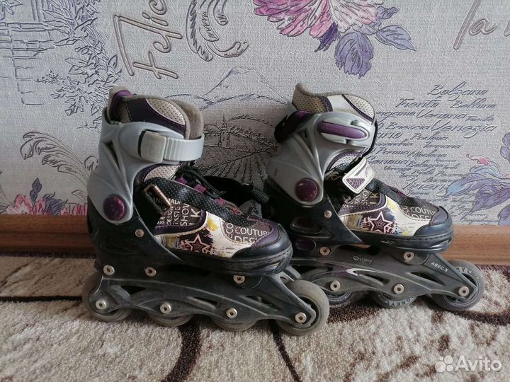 Роликовые коньки детские раздвижные