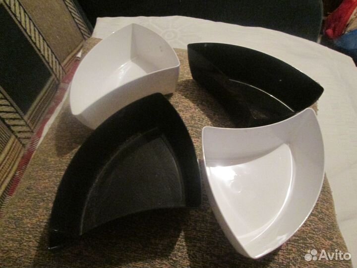 Менажница из пластмассы, СССР, новая