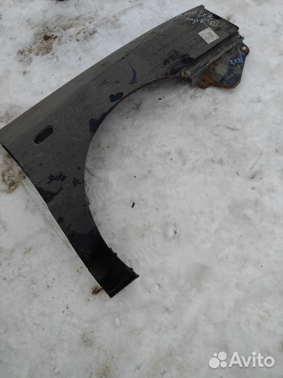 Крыло переднее правое черное б/у Chery Amulet A15