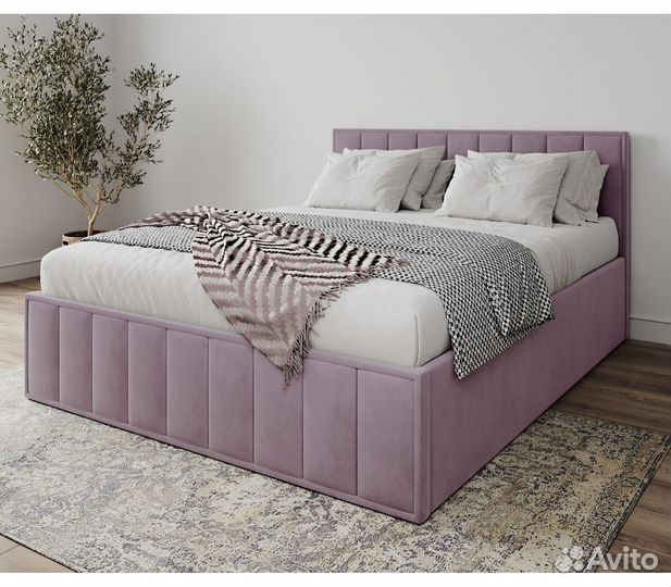 Кровать двухспальная с подьемным механизмом