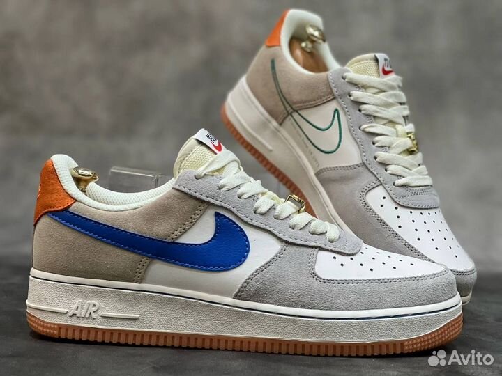 Nike air force 1 серые разм. 43