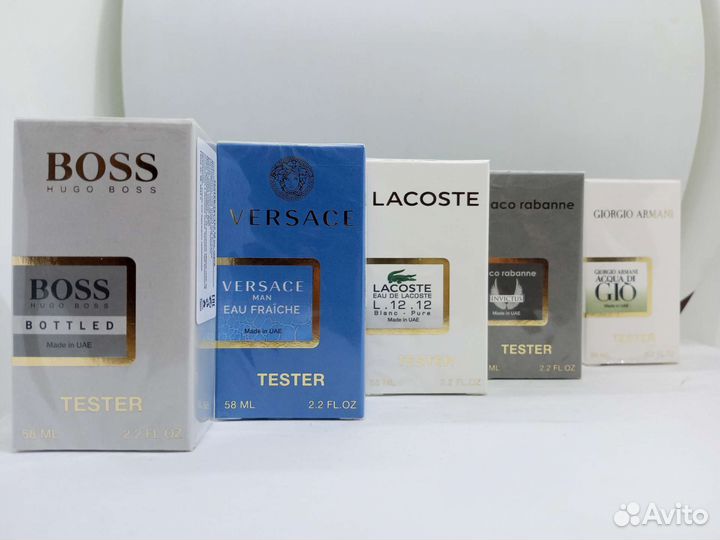 Мужской парфюм Лакост, Шанель, Хьюго Босс