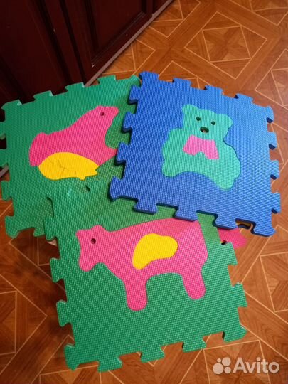Развивающий коврик-пазл