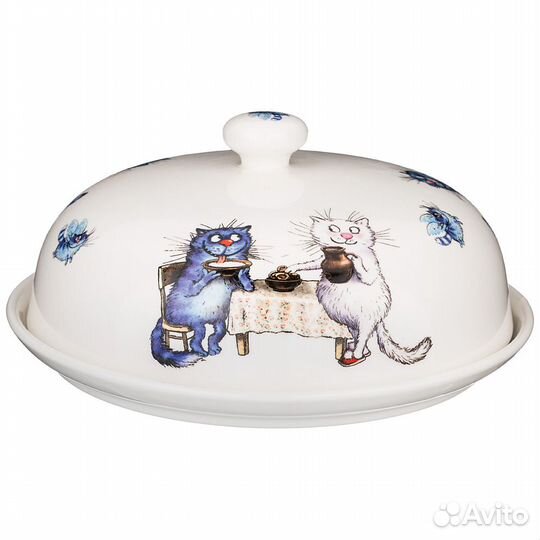 Блюдо с крышкой. Фарфор