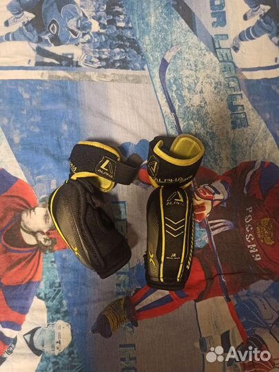 Налокотники хоккейные Warrior Alpha QX3 Jr