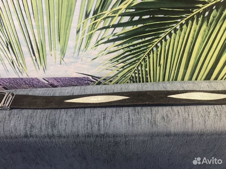 Ремень из кожи ската