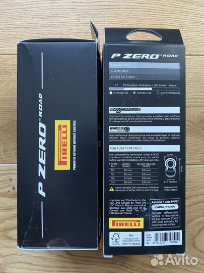 Покрышки велосипедные Pirelli P Zero Road новые