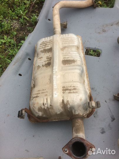 Приемная труба глушителя киа соренто 2.5 tdi