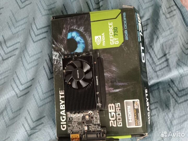 Офисная видеокарта Gt 730 2gb