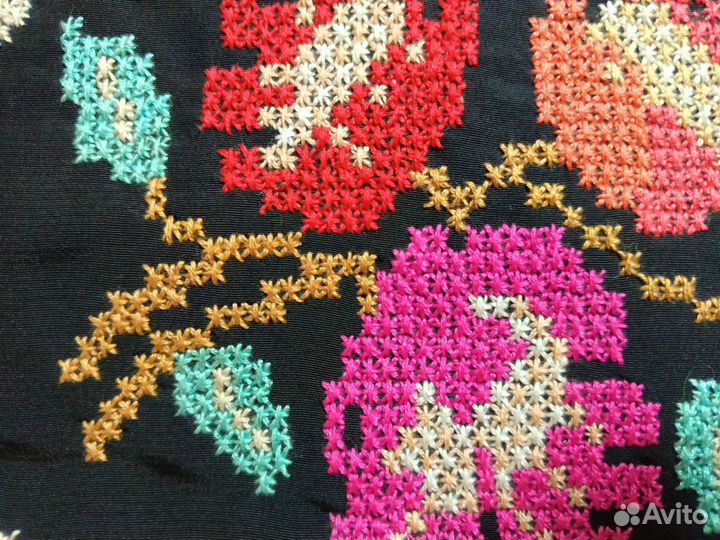 Наволочка декоративная с вышивкой СССР