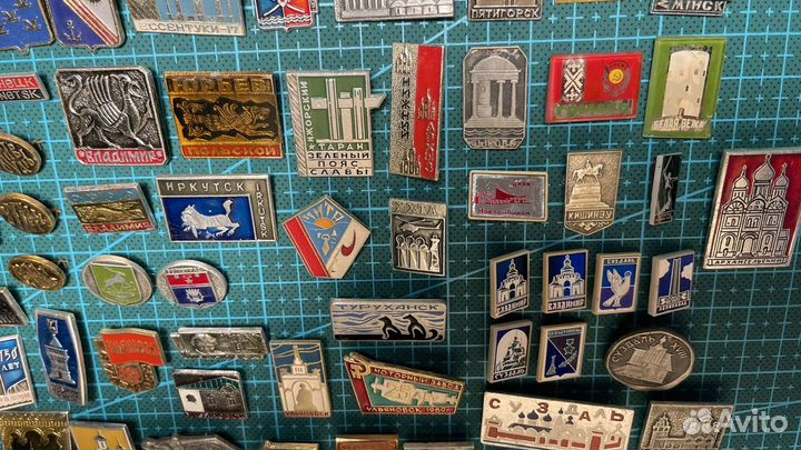 Значки ссср. Города