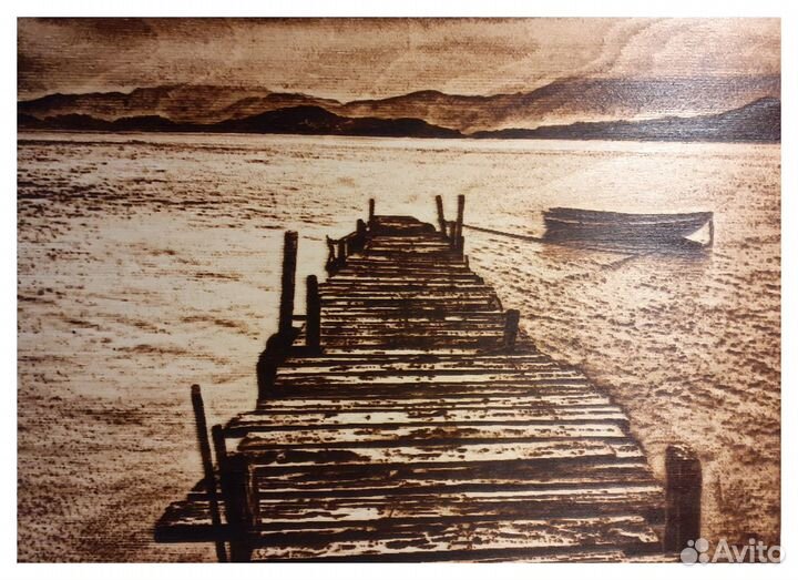 Выжигание изображения на дереве