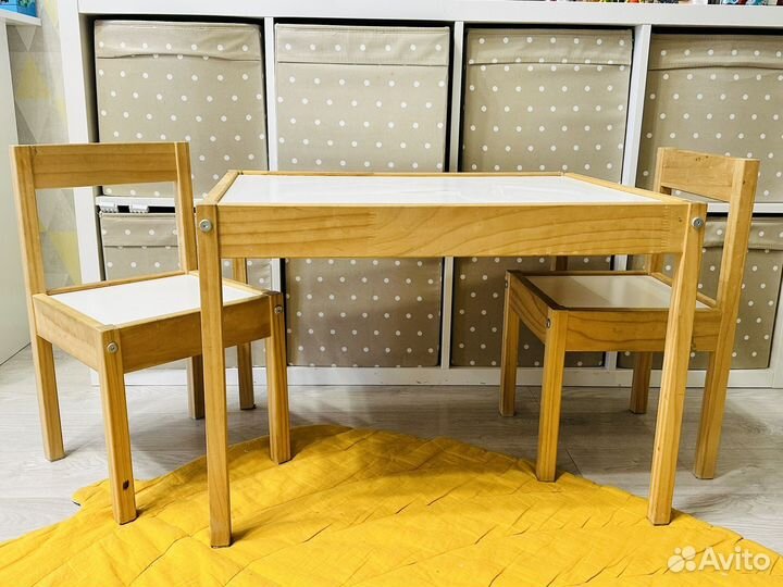 Детский столик и стульчик IKEA