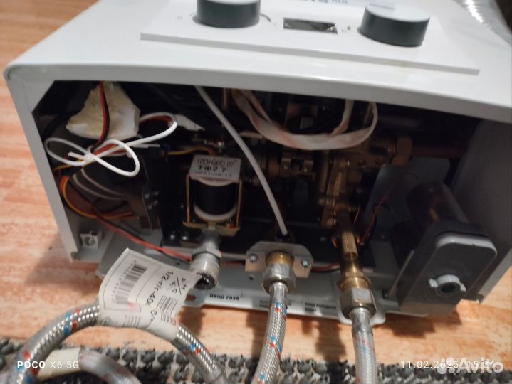 Проточный газовый водонагреватель