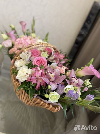 Корзина плетеная для флористов в ассортименте