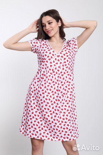 Оптом. Сорочка - белый №Н-15452 - 44