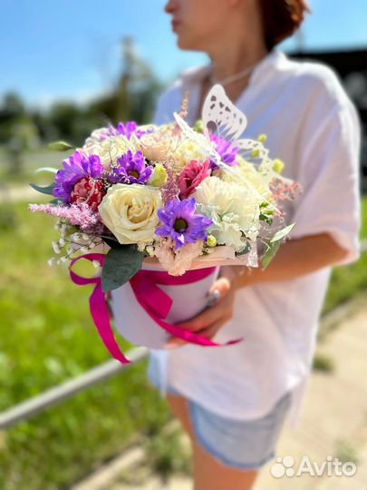 Букет в коробке