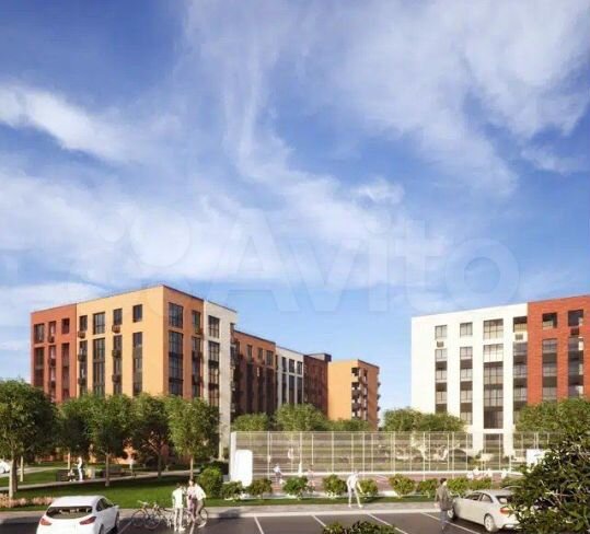 2-к. квартира, 57,4 м², 2/6 эт.