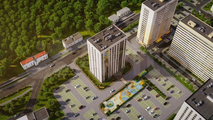 2-к. квартира, 56,6 м², 12/17 эт.