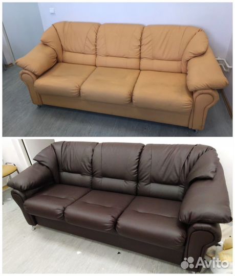 Перетяжка мягкой мебели