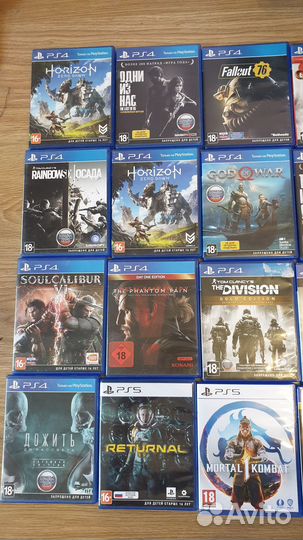 Диски на ps4 и ps5 продажа - обмен
