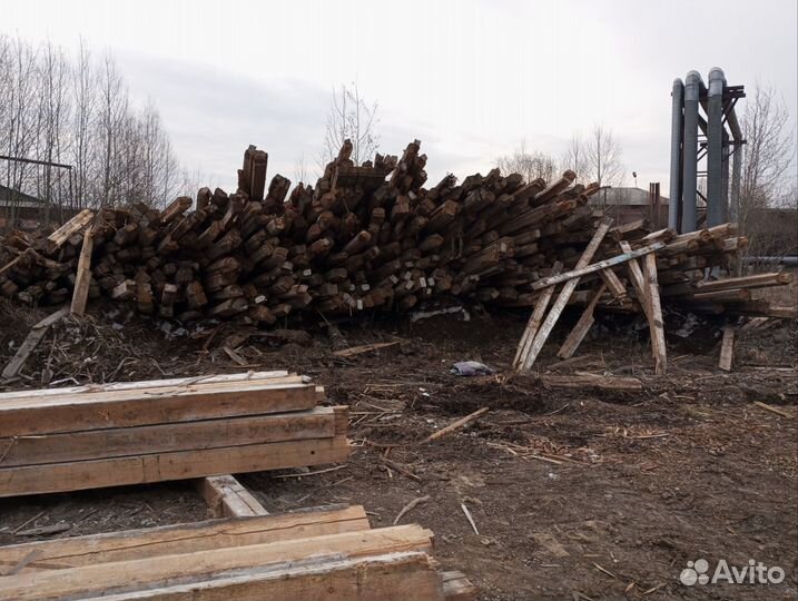 Продажа б/у бруса